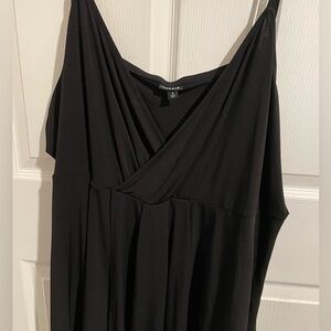 Torrid 6x Black Surplice Top